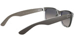 New Wayfarer Color Mix RB2132 gunmetal on transparent