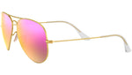 Aviator Flash Lenses RB3025 112/1Q Matte Gold Violet