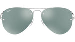 Aviator RB3449 003/30 Polished Silver