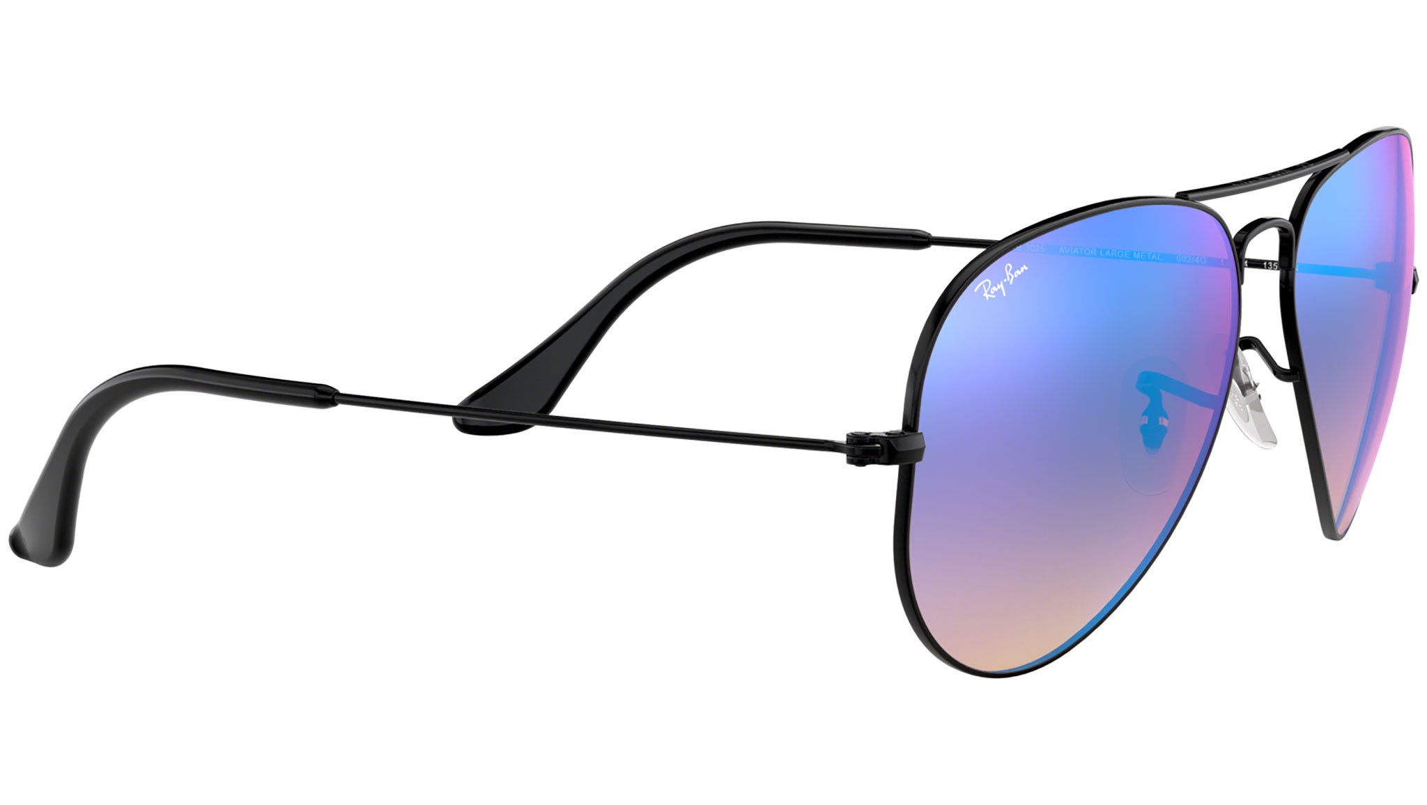 RB3025 deals Aviator Classic Sunglasses blue gradient 58mm