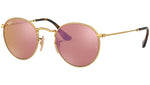 Round Flat Lenses RB3447N gold copper