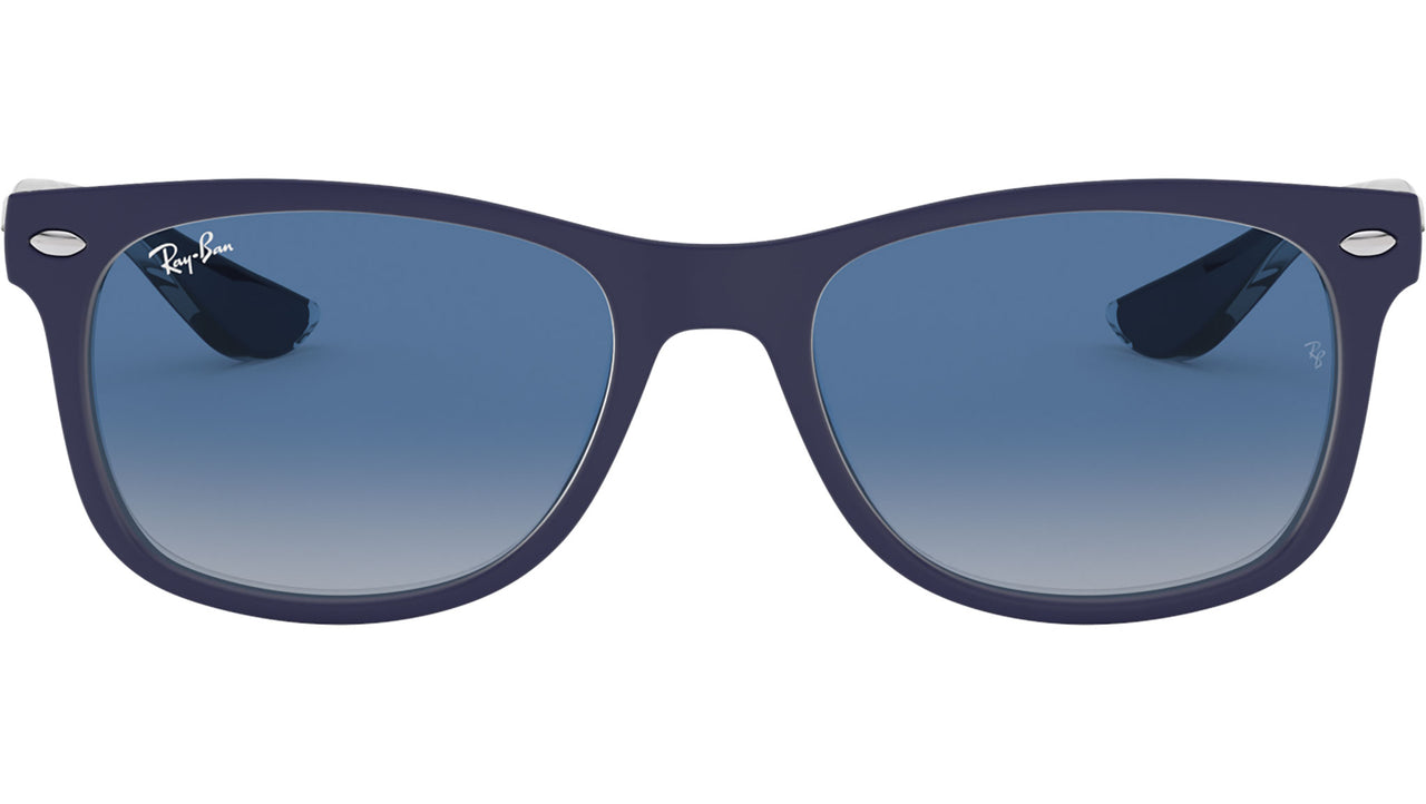 New Wayfarer RJ9052S 70234L matte blue on transparent