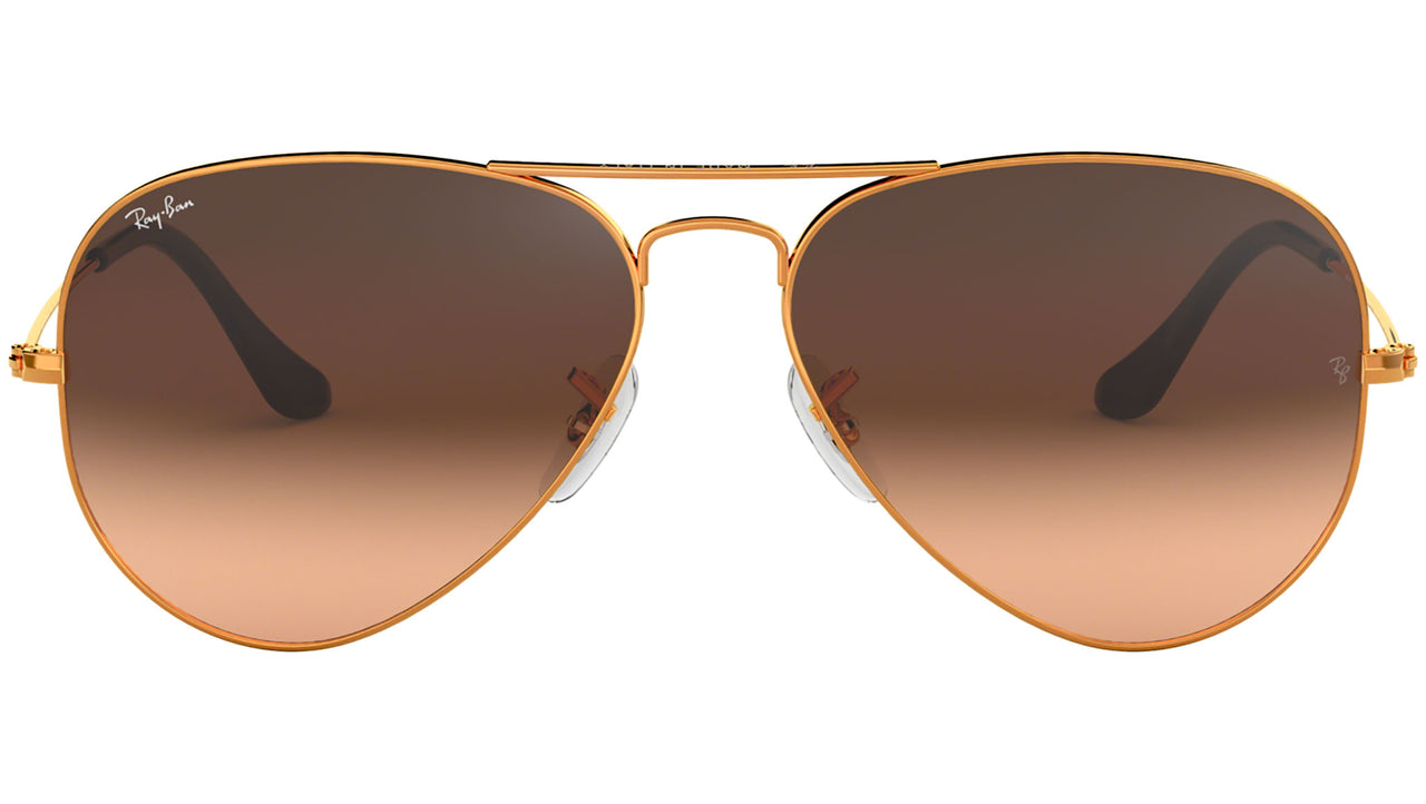 Aviator Gradient RB3025 9001A5 Light Brown