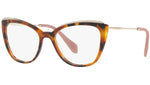 MU 02QV VX81O1 havana / top transparent brown