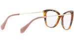 MU 02QV VX81O1 havana / top transparent brown