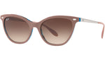 RB4360 123513 top light brown on havana blue