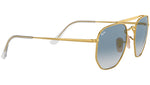 The Marshal RB3648 gold clear gradient blue