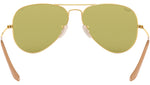 Aviator Washed Evolve RB3025 90644C Gold Green