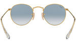 Round Flat Lenses RB3447N gold azure