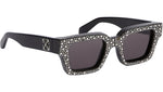 Virgil Rhinestones Silver Dark Grey