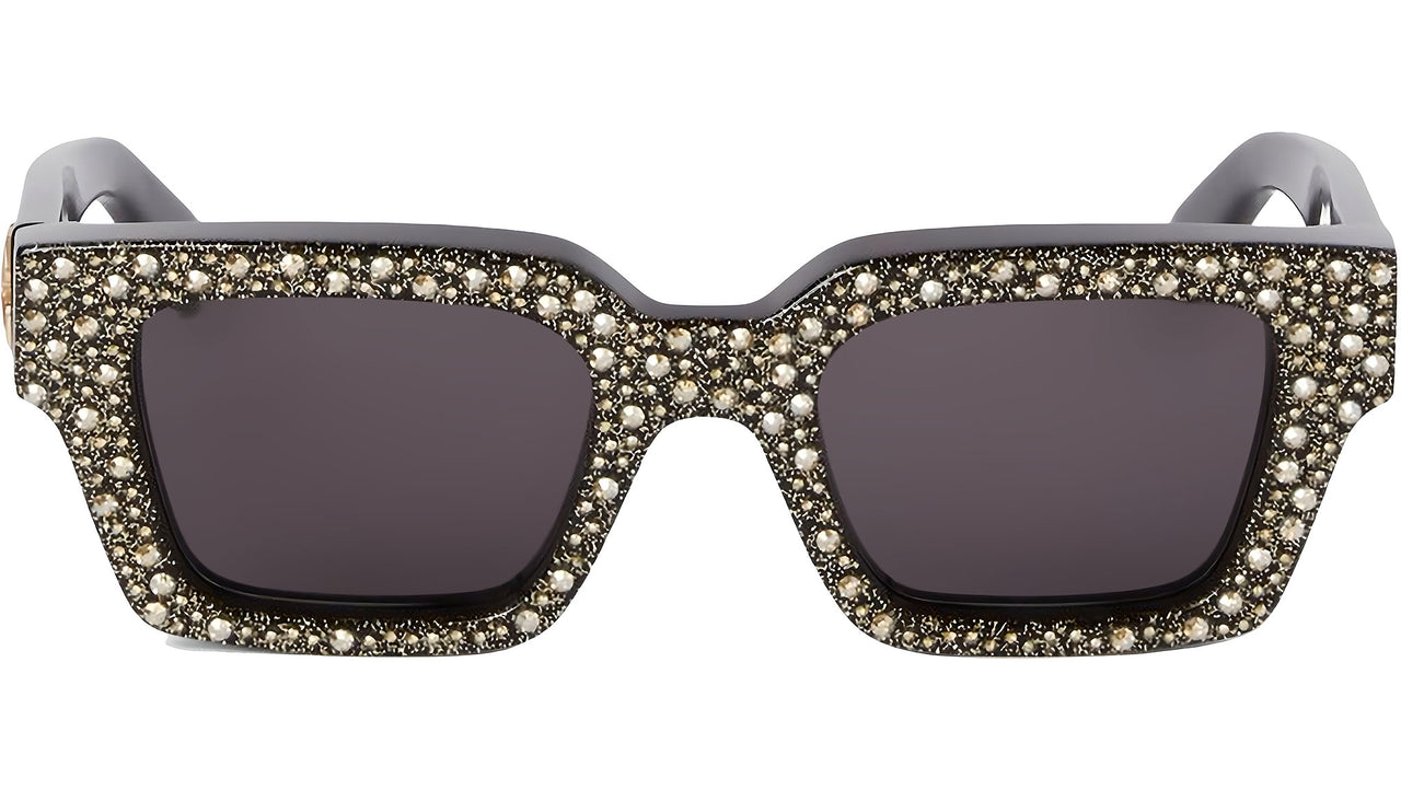 Virgil L Rhinestones Gold Dark Grey