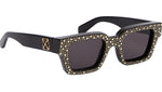 Virgil Rhinestones Gold Dark Grey