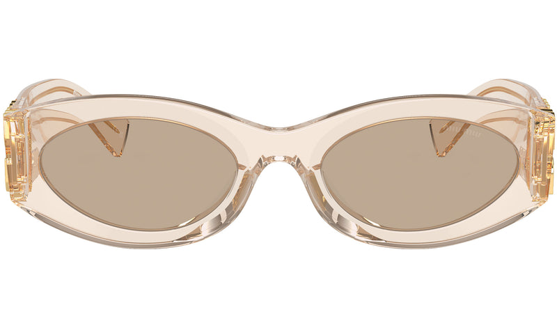 Bottega Veneta Navy Oval Sunglasses