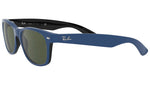 New Wayfarer Color Mix RB2132 rubber blue on black