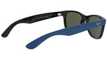 New Wayfarer Color Mix RB2132 rubber blue on black