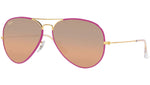 Aviator Full Color Legend RB3025JM 91963E Violet Silver Pink