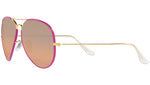 Aviator Full Color Legend RB3025JM 91963E Violet Silver Pink