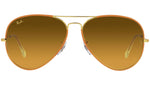 Aviator Full Color Legend RB3025JM 91963C Yellow Orange Brown