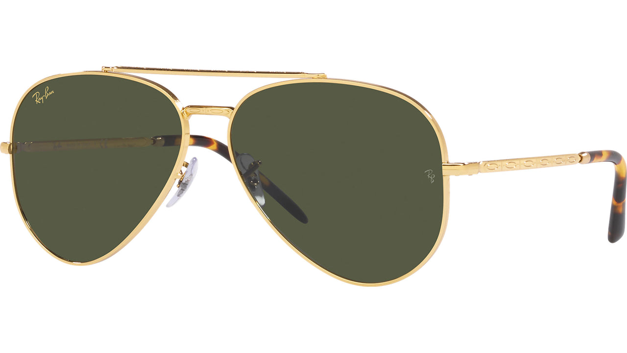 New Aviator RB3625 919631 Gold Green