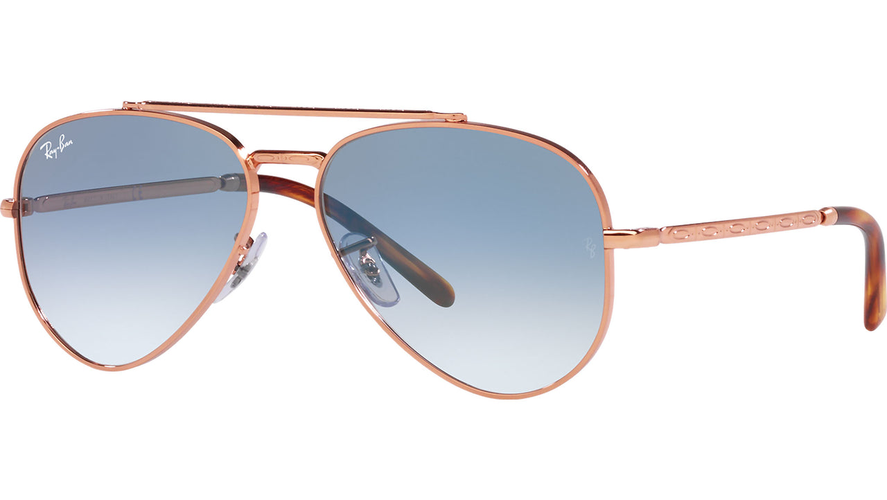 New Aviator RB3625 92023F Rose Gold