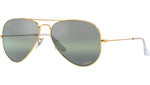 Aviator Chromance RB3025 9196G4 Gold Green