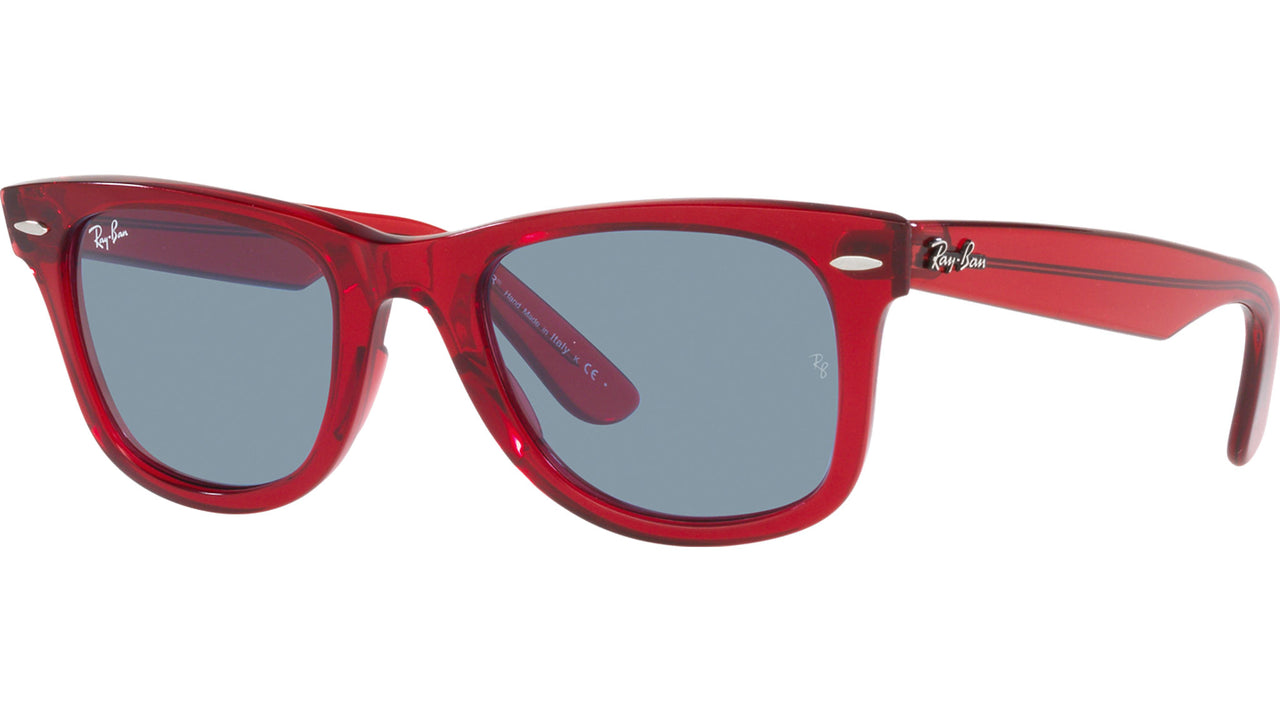 Wayfarer RB2140 661456 transparent red