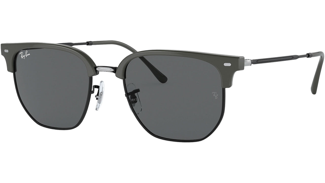 New Clubmaster RB4416 6653B1 grey on black