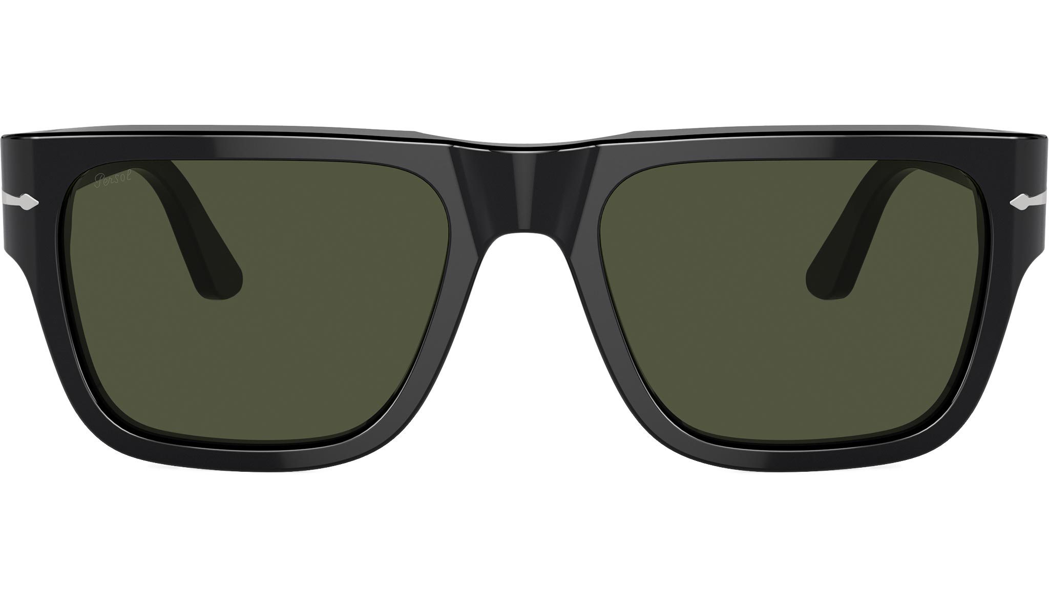 Persol Sunglasses PO3348S Black 95/31 Green Lens