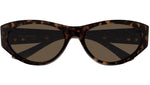 BB0367S 002 Dark Havana Brown