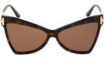 Tallulah FT0767 52E Dark Havana Brown