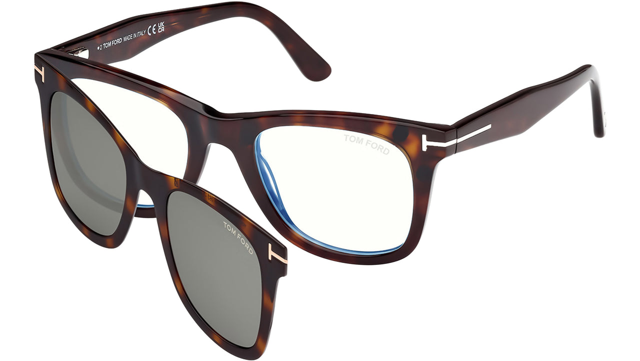 Clip-on FT5970-B 052 Dark Havana