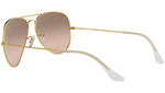 Aviator Gradient RB3025 001/3E Gold Silver