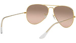 Aviator Gradient RB3025 001/3E Gold Silver Pink