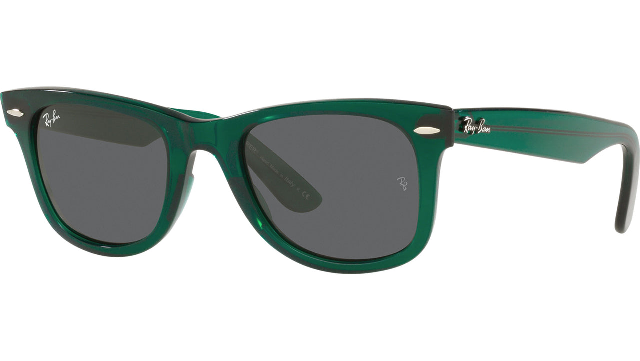 Wayfarer RB2140 6615B1 transparent green