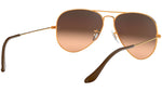 Aviator Gradient RB3025 9001A5 Light Brown