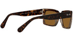 Inverness RB2191 129257 havana on transparent brown