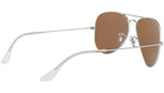 Aviator Flash Lenses RB3025 019/Z2 Matte Silver Copper