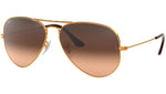 Aviator Gradient RB3025 9001A5 Light Brown