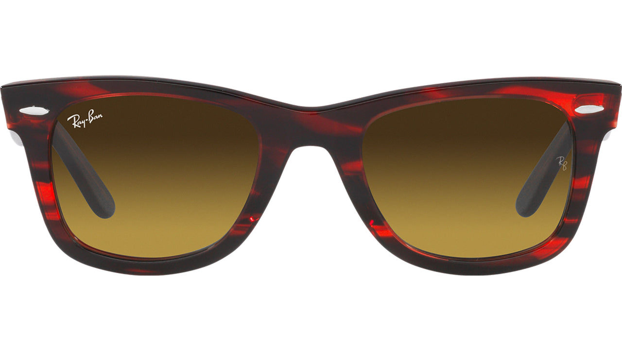 Wayfarer RB2140 136285 striped red