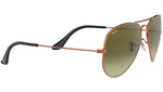 Aviator Gradient RB3025 9002A6 Bronze Green