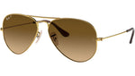 Aviator Gradient RB3025 001/M2 Gold Brown