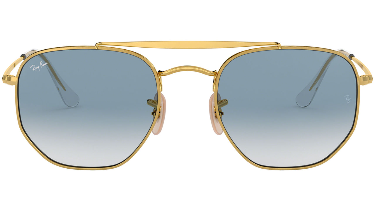 The Marshal RB3648 gold clear gradient blue