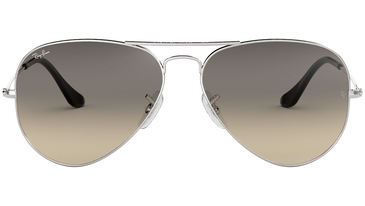 Aviator Gradient RB3025 003/32 Silver Grey