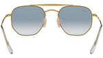 The Marshal RB3648 gold clear gradient blue