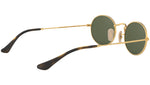 Oval Flat Lenses RB3547N 001 Gold Green