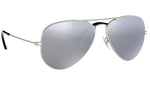 Aviator Mirror RB3025 019/W3 Matte Silver Grey