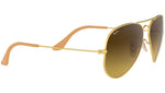 Aviator Gradient RB3025 112/85 Gold Brown