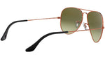 Aviator Gradient RB3025 9002A6 Bronze Green