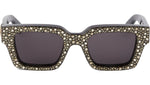 Virgil Rhinestones Gold Dark Grey