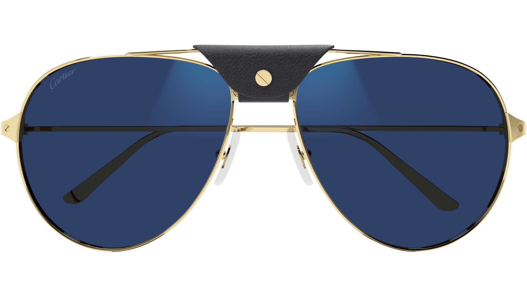 Cartier CT0038S 017 Shiny Gold Sunglasses